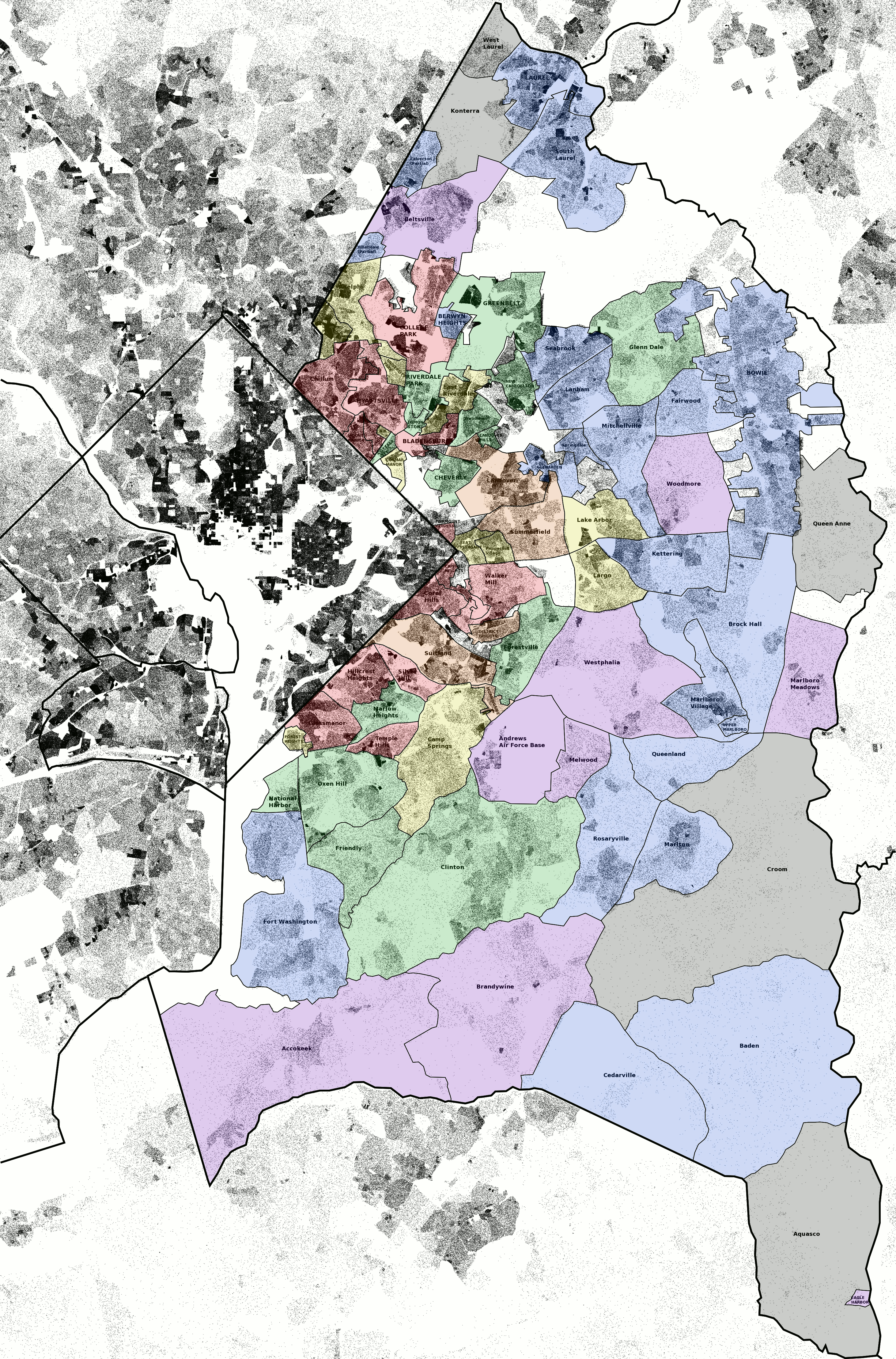 Daniel Walter Rowlands Prince George S County Demographics And Transit
